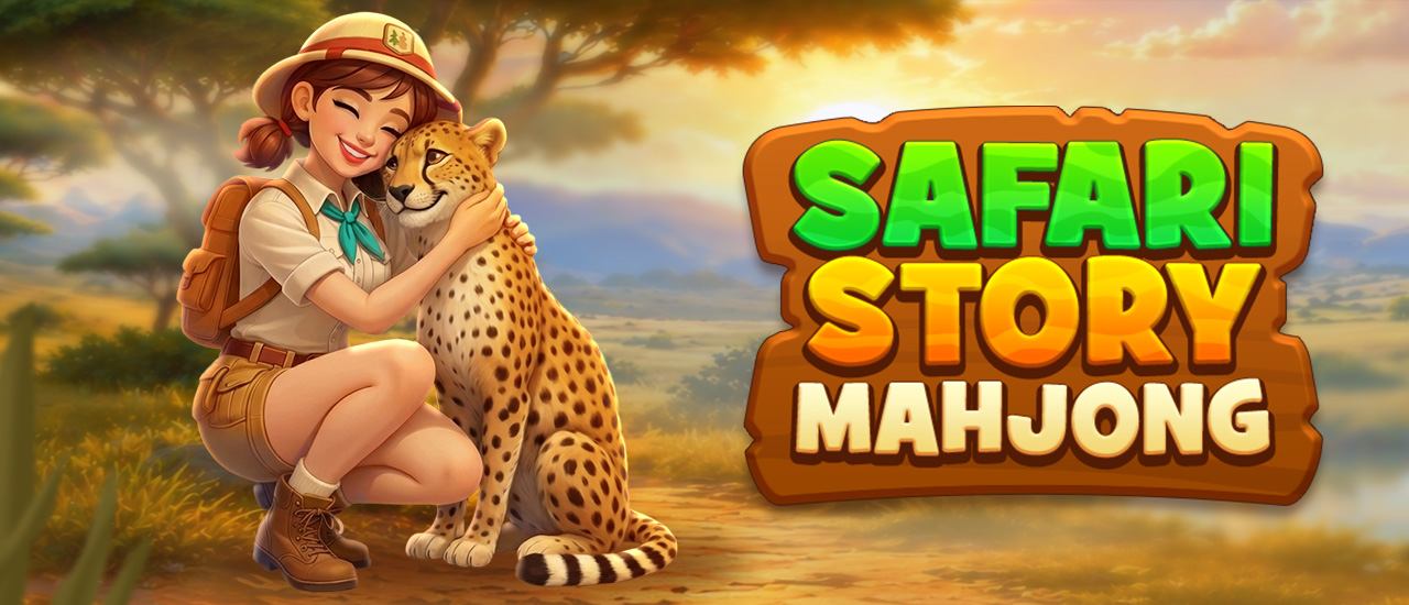 Safari Story Mahjong - adventure-themed tile-matching puzzle game